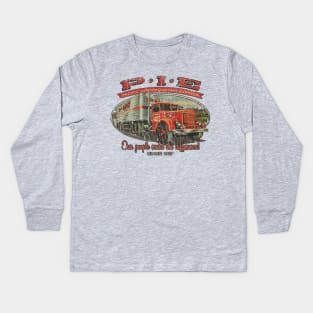 P.I.E Trucking Our People Make The Difference 1927 Kids Long Sleeve T-Shirt